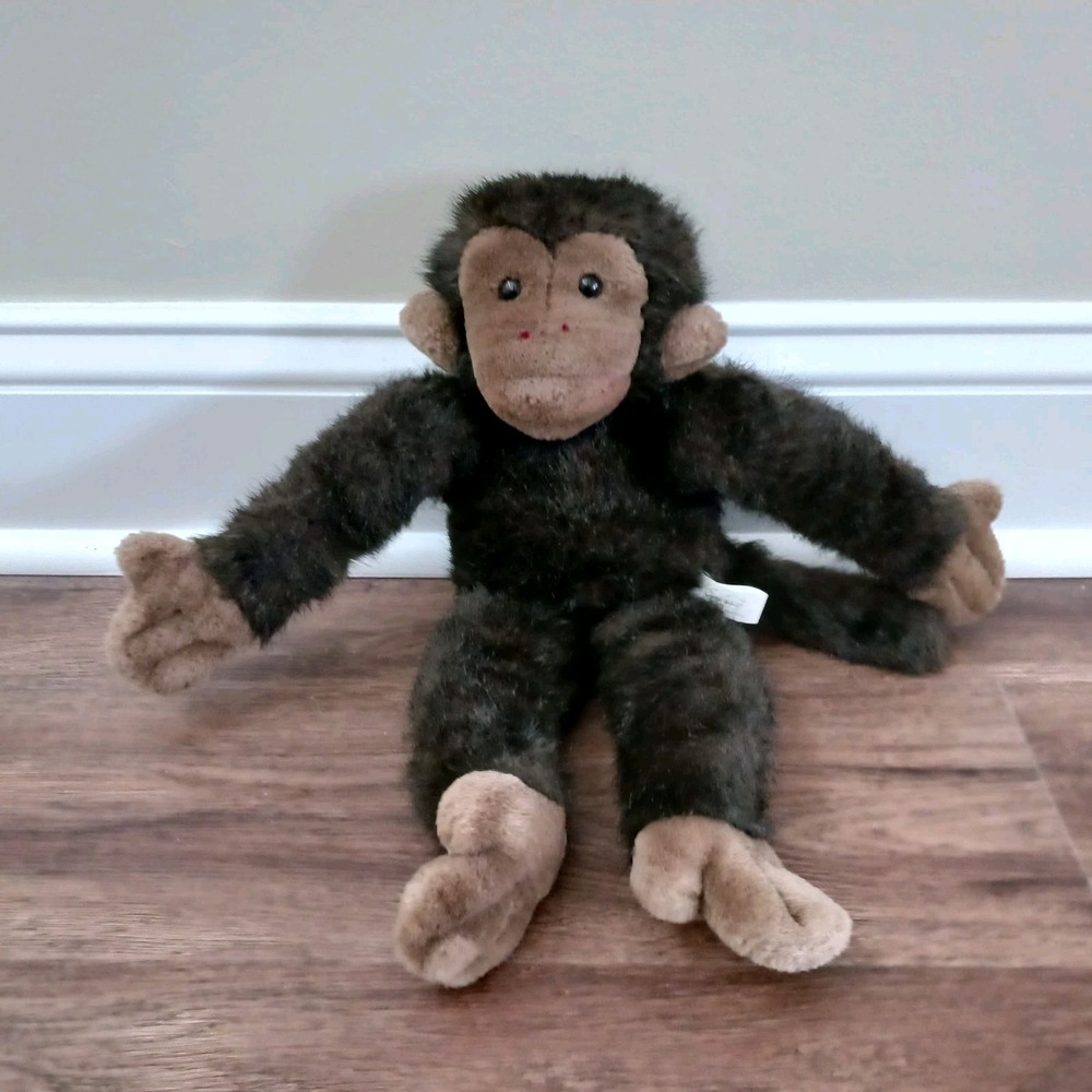 15" Vintage Embrace Platinum Management Monkey Chimp Ape Plush Korea